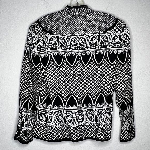 Vintage Adrianna Papell Silk Jacket - Picture 5 of 6